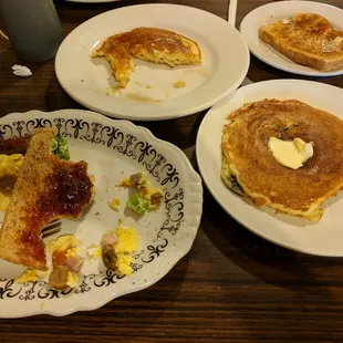 The blueberry pancake the waitress insisted on getting for me