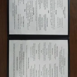 Lunch Menu