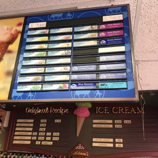 32 flavors of Blue Bell