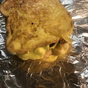 Sammie....sausage egg and cheese on French toast