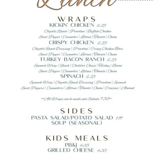 Lunch served all day