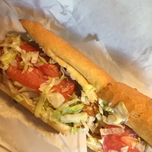 Shrimp Poboy dressed