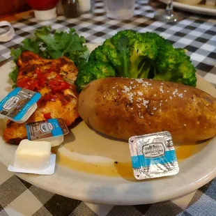 Salmon. It was overcooked.