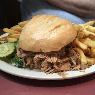 Pork Bar-B-Q sandwich