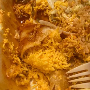 Worst cheese enchiladas I've ever had.