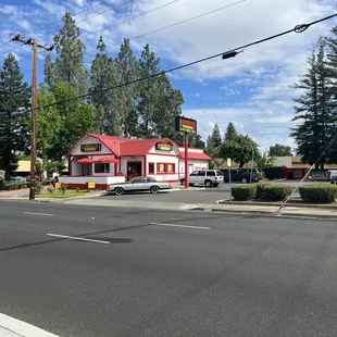 View from the intersection