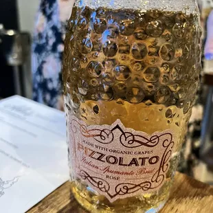Rosé bubbly