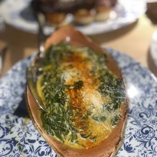 Creamed spinach