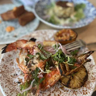 Coal Fire Roasted Prawns.