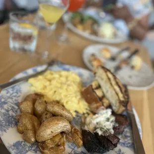 I went with the traditional breakfast and the portions were so large I couldn&apos;t eat it all.
