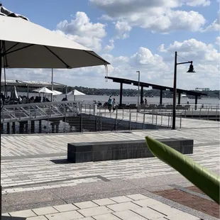 Outside patio view