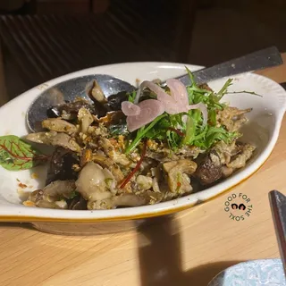 COAL-ROASTED MUSHROOMS