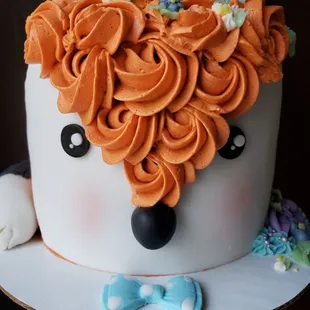 Fox Cake (custom order)