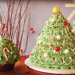 Xmas tree cake