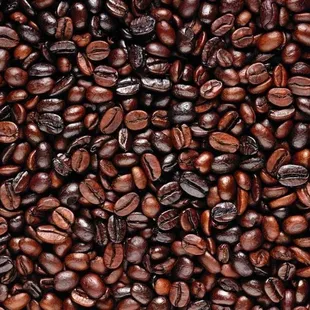 a pile of coffee beans