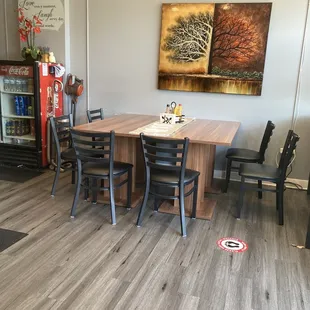 Interior seating of &quot;Addie Loves...&quot;