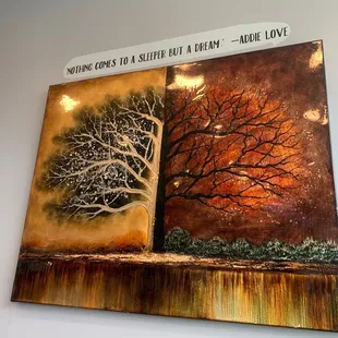 Gorgeous picture on their wall