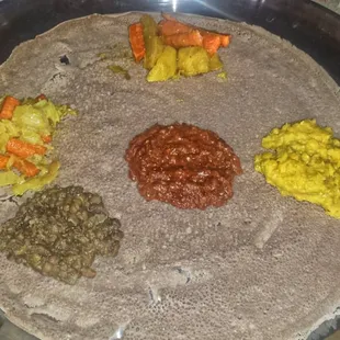 Vegetarian platter