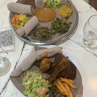 Buffet lunch and Vegetable Combo