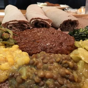 Vegetarian Ethiopian Combo