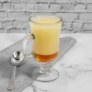 Ginger tea with honey