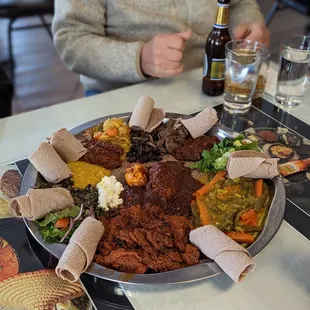 A smattering of food choices at Addis.