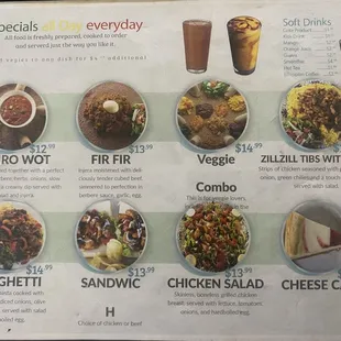 Menu - April 2024