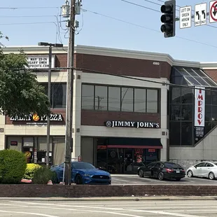 Exterior of the building from across the street