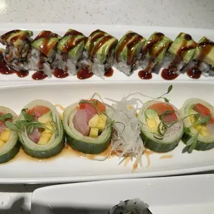 sushi and sashimi, food, sashimi, sushi