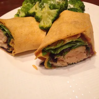 Grilled Salmon BLT Wrap