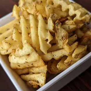Waffle fries