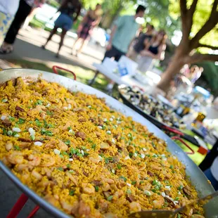 Addy&apos;s paella awesomeness.