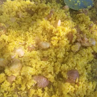 Paella. It was so delicious. Thank you.