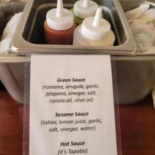 Everyone loves sauce!