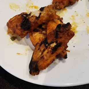 chicken wings and fried chicken, food