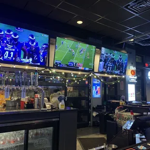 tvs on the wall