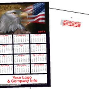 CALENDARS can be ordered one or several times a year for different seasons. Add Stick &amp; your customer can keep it in view on the fridge!