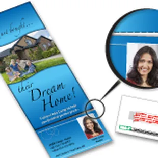 DOOR HANGER RIP CARDS - Distribute door hangers with a detachable business card at the bottom. Enhanced with Band &amp; Stick!
