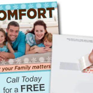 DOOR HANGERS that Stick are a great addition to your marketing plan - stay on the door during distribution &amp; can stick to the fridge!