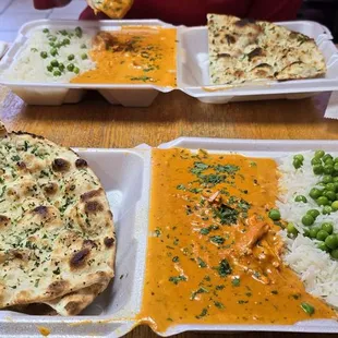 Chicken Tikka Masala with Garlic Nan