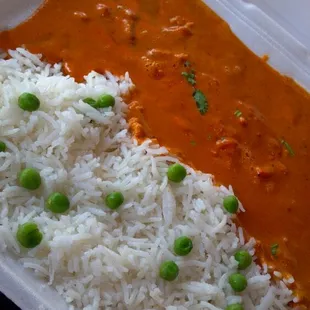 The best thing about this dish was the dozen peas on top.