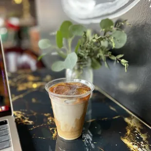 Cold brew (I added a protein shake!)