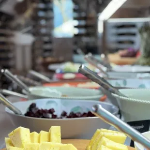 Great variety in the buffet