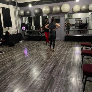 Salsa dance class!
