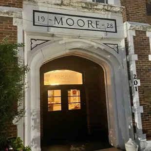 Outside
