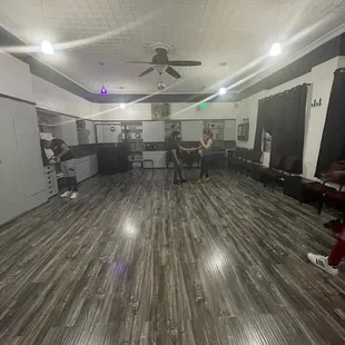One studio space