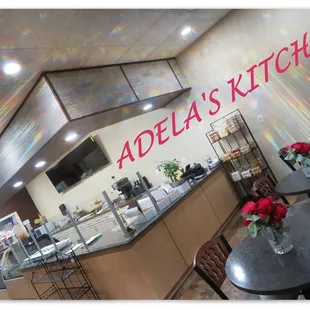 the interior of a restaurant