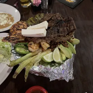 Our meal enough for two or three. So delicious !