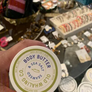 Body butter I purchased.