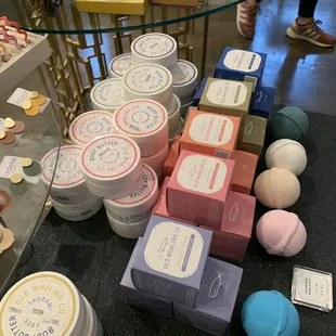 Bath bombs and more body butter selections!